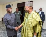 Breaking: Former VP Sambo meets Buhari, Osinbajo