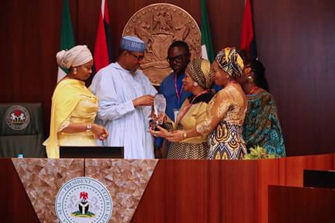 The fake MLK award presented to President Buhari: how Abike Dabiri scammed the President