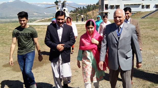 Video: Malala lands in Swat, Pakistani district where she was shot