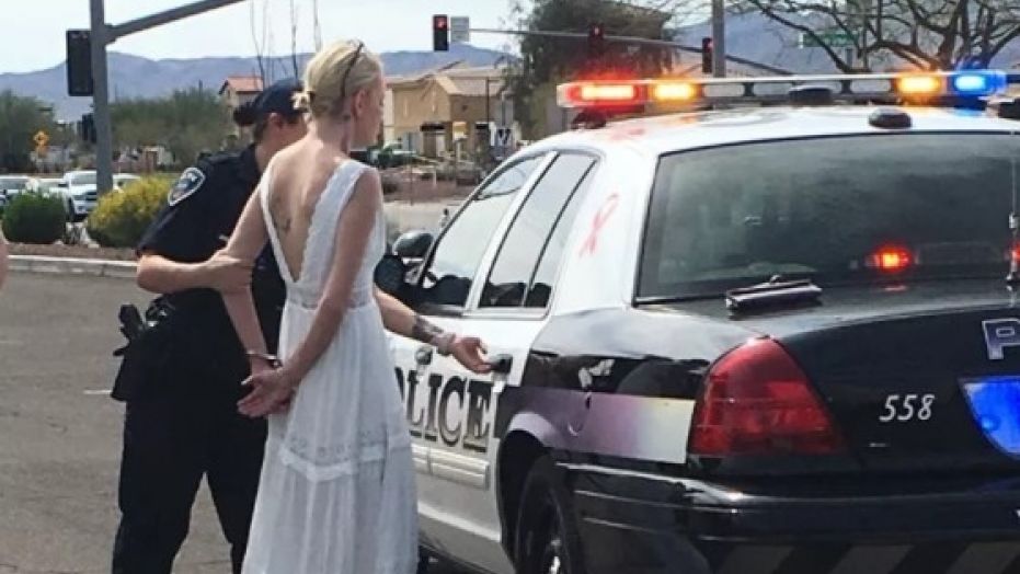 Police arrest bride on wedding day for drink-driving