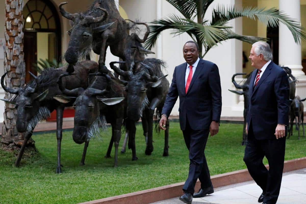 U.S.’s Tillerson says Kenya should not stifle media, threaten courts