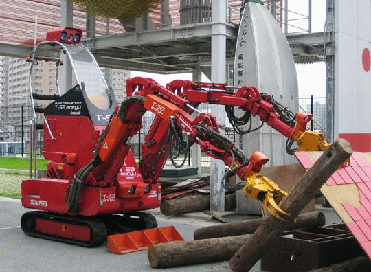 Construction company deploys robots to building sites in Japan