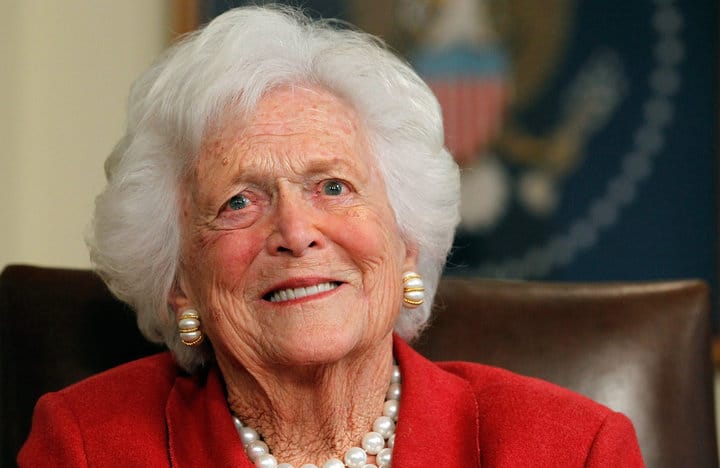 Barbara Bush, former U.S. first lady, dies at age 92