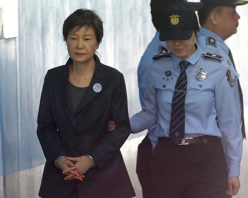 The Latest: Lawyer of ex-President Park hints at appeal