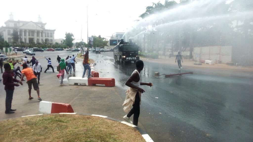 Pandemonium as police attack, arrest 115 innocent protesters in Abuja