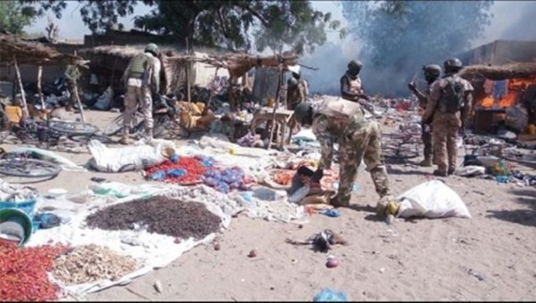 5 Terrorists kill selves in Borno community