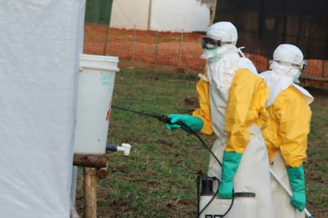 Catholic priest infected with Ebola