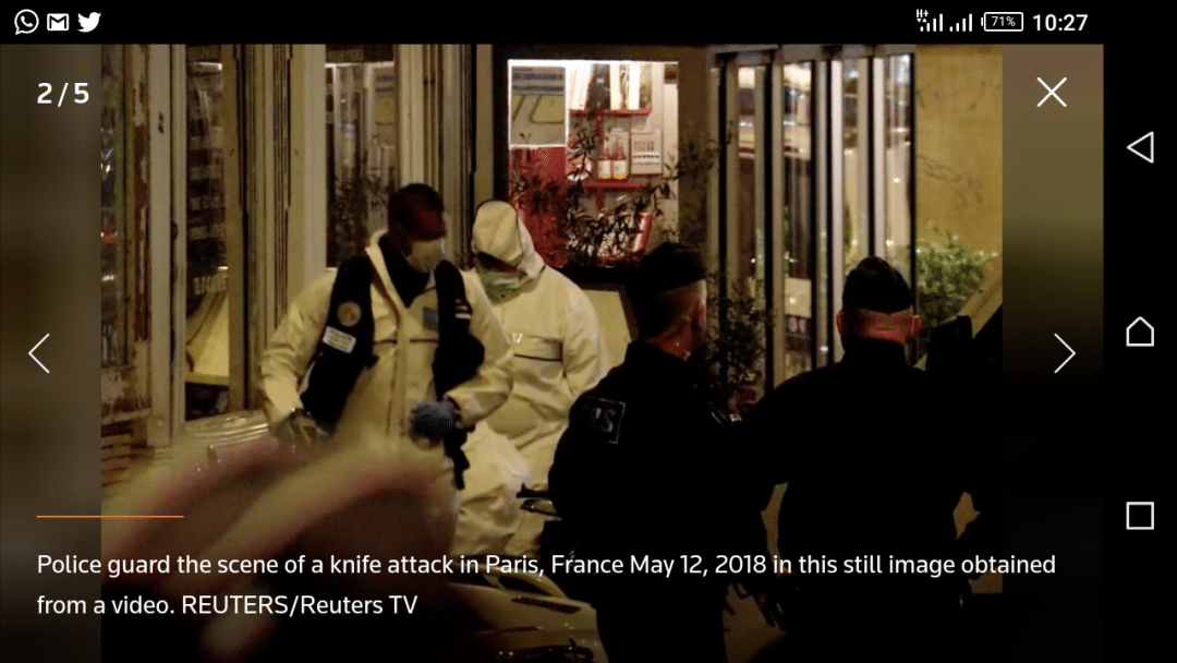 Video: One killed in Paris knife attack by man shouting ‘Allahu akbar’