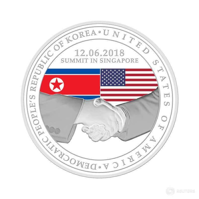 Singapore launches ‘World Peace’ medallion to mark Trump-Kim summit