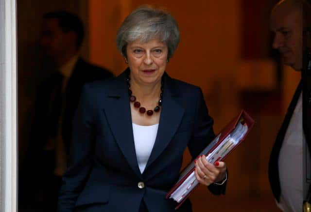 British PM May Tries To Sell Brexit Deal To Ministers
