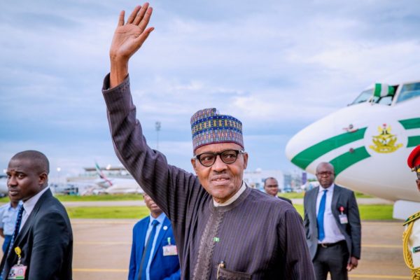 Buhari Jets To Paris Peace Forum