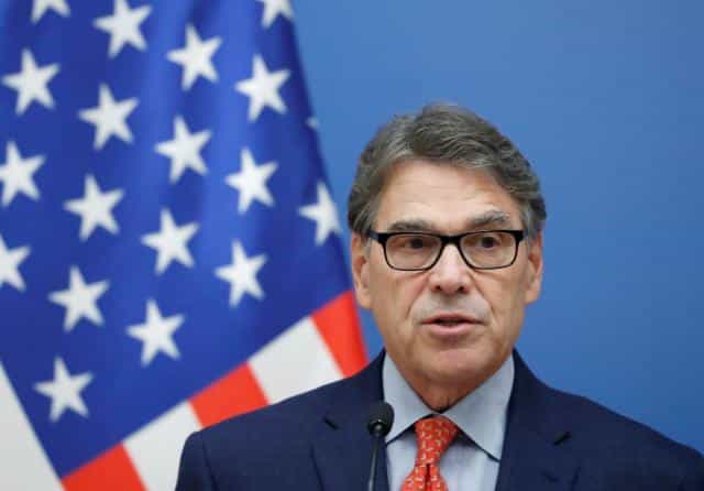U.S. Energy Secretary Perry Says Oil Supply Fluctuations Not Good For World Economy