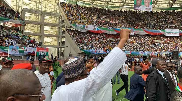 Uyo Rally: Buhari Disappoints A’Ibom People In 5 Minutes Speech