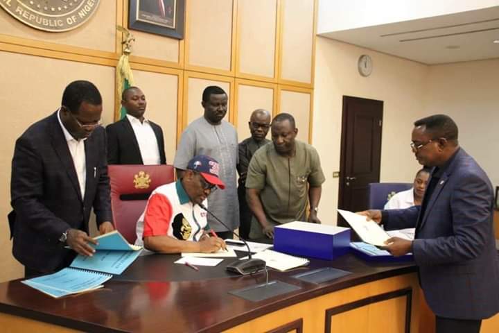 Governor Wike Signs Rivers State 2019 Appropriation Bill Into Law