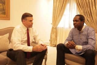 U.S. Ambassador Visits Tonye Cole – Encourages His Style Of Politics, Prays He Is On The Ballot