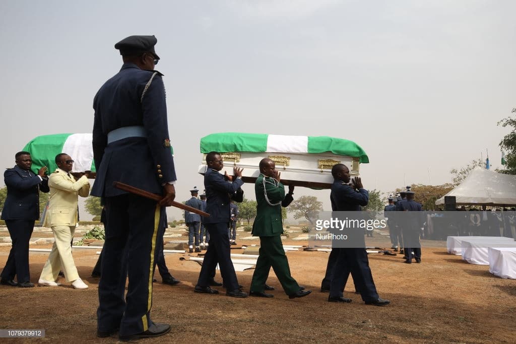 Atiku Berates Buhari For Absence At Funeral For Five Airforce Officers Who Died in Helicopter Crash