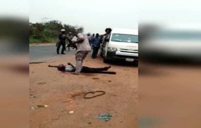 Customs Reacts To The Filmed Murder At Shagamu Interchange: Video Attached