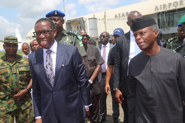 Helicopter Crash: Gov Okowa Fecilitates With Buhari, Osinbajo And Nigerians