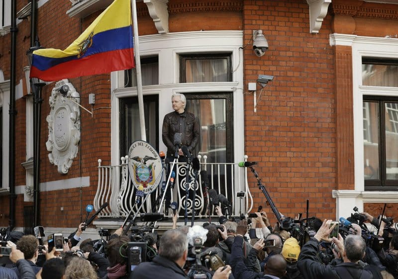 The Latest: Russia Urges UK To Observe Assange’s Rights
