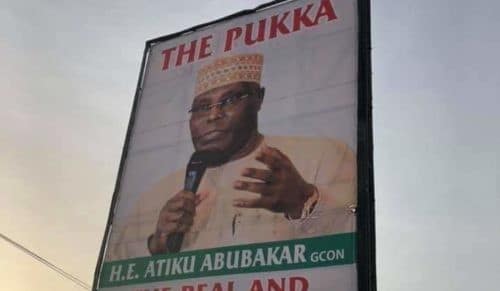 Atiku Disowns Posters In Circulation In Abuja