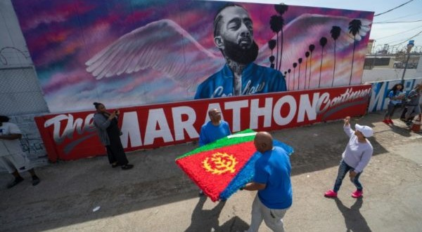 Emotional Farewell For Rapper Nipsey Hussle