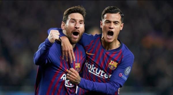 Messi, Coutinho See Off Manchester United