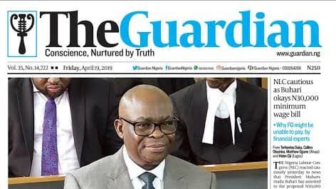 In An Editorial, The Guardian Warns: State Of Nigeria Scary!