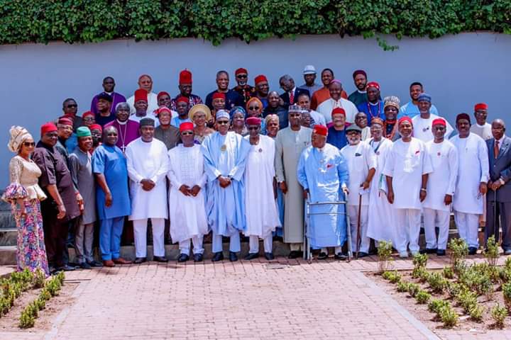 South-East Leaders Meet With Buhari, Seek Speedy Completion Of Enugu Airport