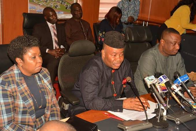 Akpabio, Ex-Niger Delta Militants At War Over N1.9 Billion Water Hyacinth Bazaar