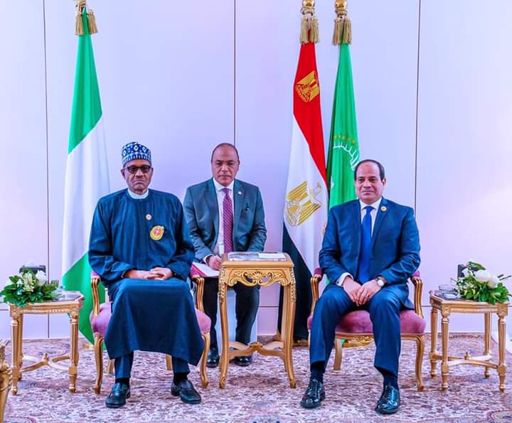 President Buhari, Egyptian President Agree To Fight Terrorism In Nigeria, Africa