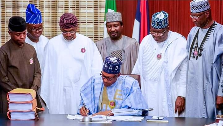3-Year Borrowing Plan To Be Forwarded To NASS, Says Buhari At Budget Signing Ceremony