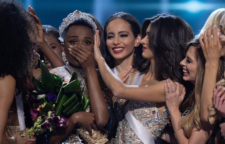 That Amazing Moment When SA’s Zozibini Tunzi was announced 2019 Miss Universe Winner