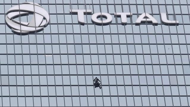 ‘French Spider-Man’ Scales Total Tower In Support Of Pension Strikes
