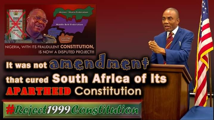 Why We Must Expeditiously Take Down The 1999 Constitution After #COVID19 Lockdown – LNC Sec-Gen