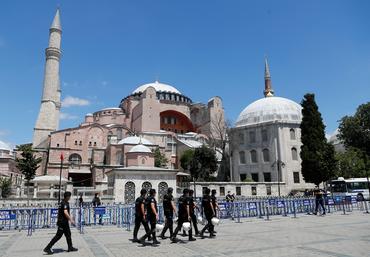 Pope ‘very pained’ by decision to turn Istanbul’s Hagia Sophia museum into mosque