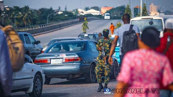 BREAKING: Soldiers block scene of planned #EndSARS protest in Abuja