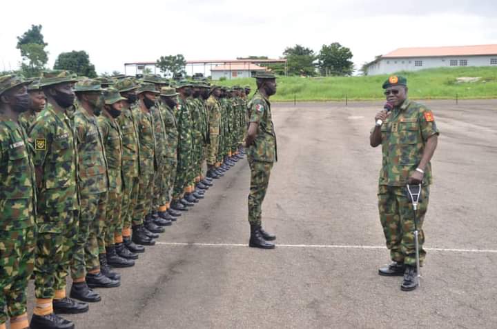 Nigerian Army chief sternly charges troops in the frontline of the nation’s war on terror