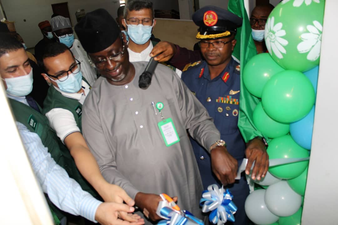 Upgraded NEMA Call Centre: NEMA DG thanks King Salman Humanitarian Aid and Relief Centre