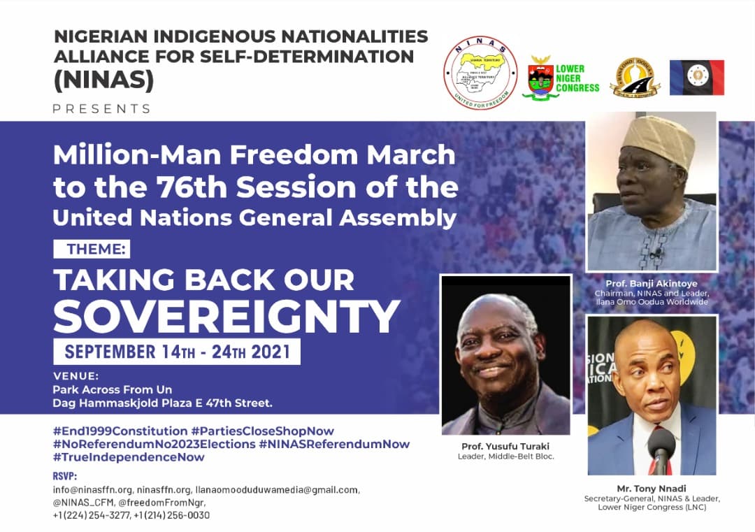 Ahead of its Million-Man Freedom March at the UN in NY: NINAS releases 7 insightful videos