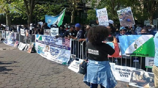 NINAS writes UN, urges action as its Million-Man March protesters storm 76th UNGA in New York