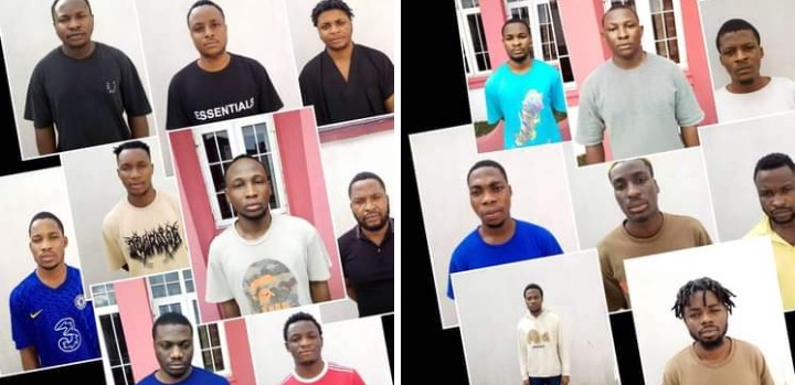 BREAKING: EFCC releases names, photos of 17 Internet fraudsters convicted in Uyo