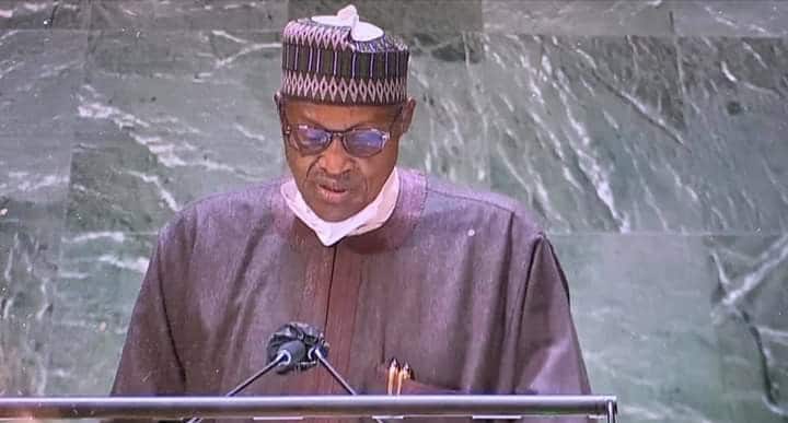 Highlights of the speech by President Buhari at #UNGA76 in New York