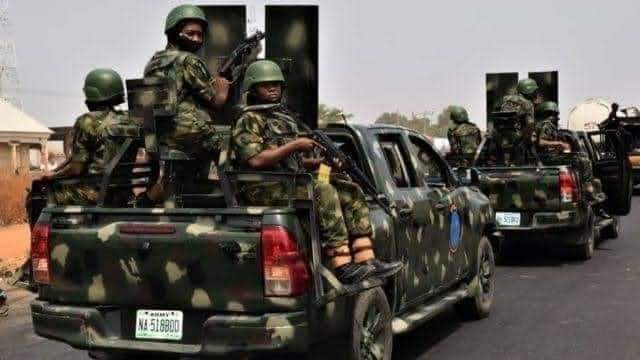 Nigerian troops kill 3 unknown gunmen along Okija-Onitsha Road after gunfire exchanges
