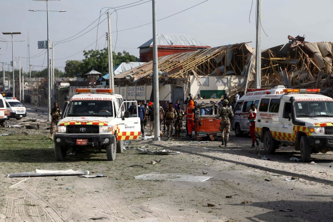 Suicide attack by Islamist group al Shabaab on U.N. security convoy kills at least 8 in Somalia