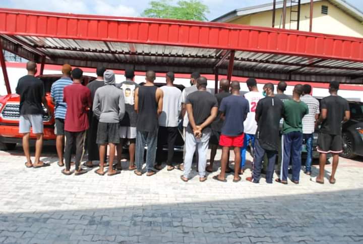 BREAKING: Names of 40 cybercrime suspects arrested in Port Harcourt released by EFCC