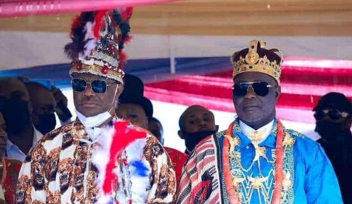 Wike says recognition as Amayanabo Okochiri brought peace, as Ateke confers him with title