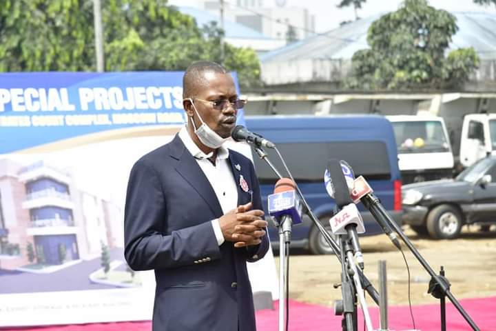 George-Kelly At Flag-off By Fayemi: Complex Contains 24 Magistrate Courts In 4 Buildings