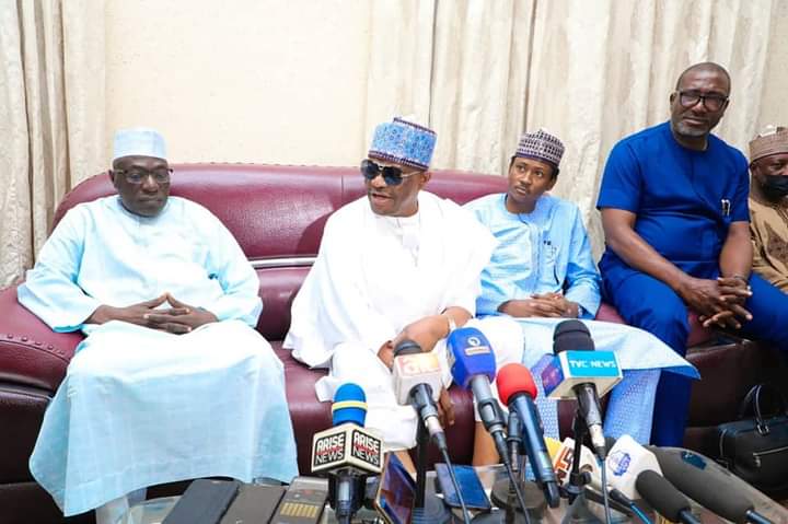 Wike Visits Makarfi, Says Nigeria Is Bleeding, Needs Rescue From Shackles Of APC