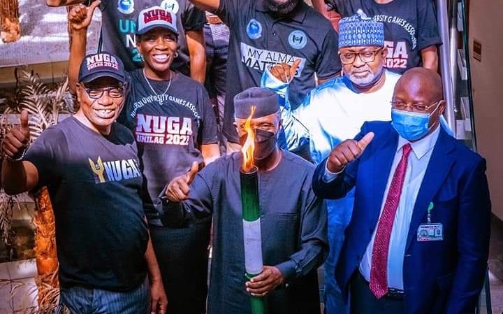 How Enyeama, Others Emerged From NUGA Games, Osinbajo Recalls, Receives Unity Torch