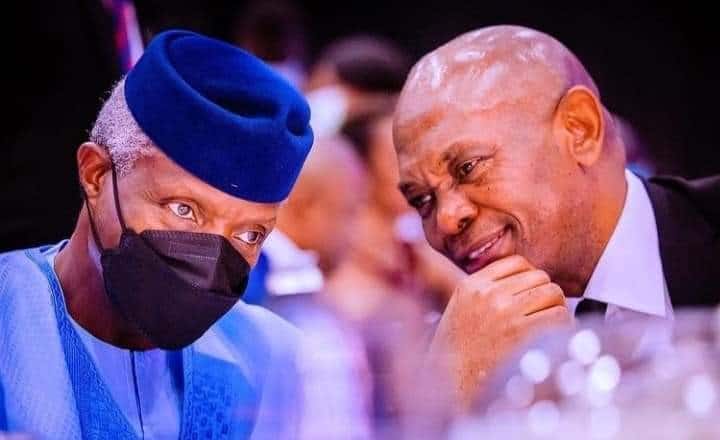 At UBA Group Chairman’s Forum, VP Osinbajo Harps On Leveraging Tech, Transition Fuels